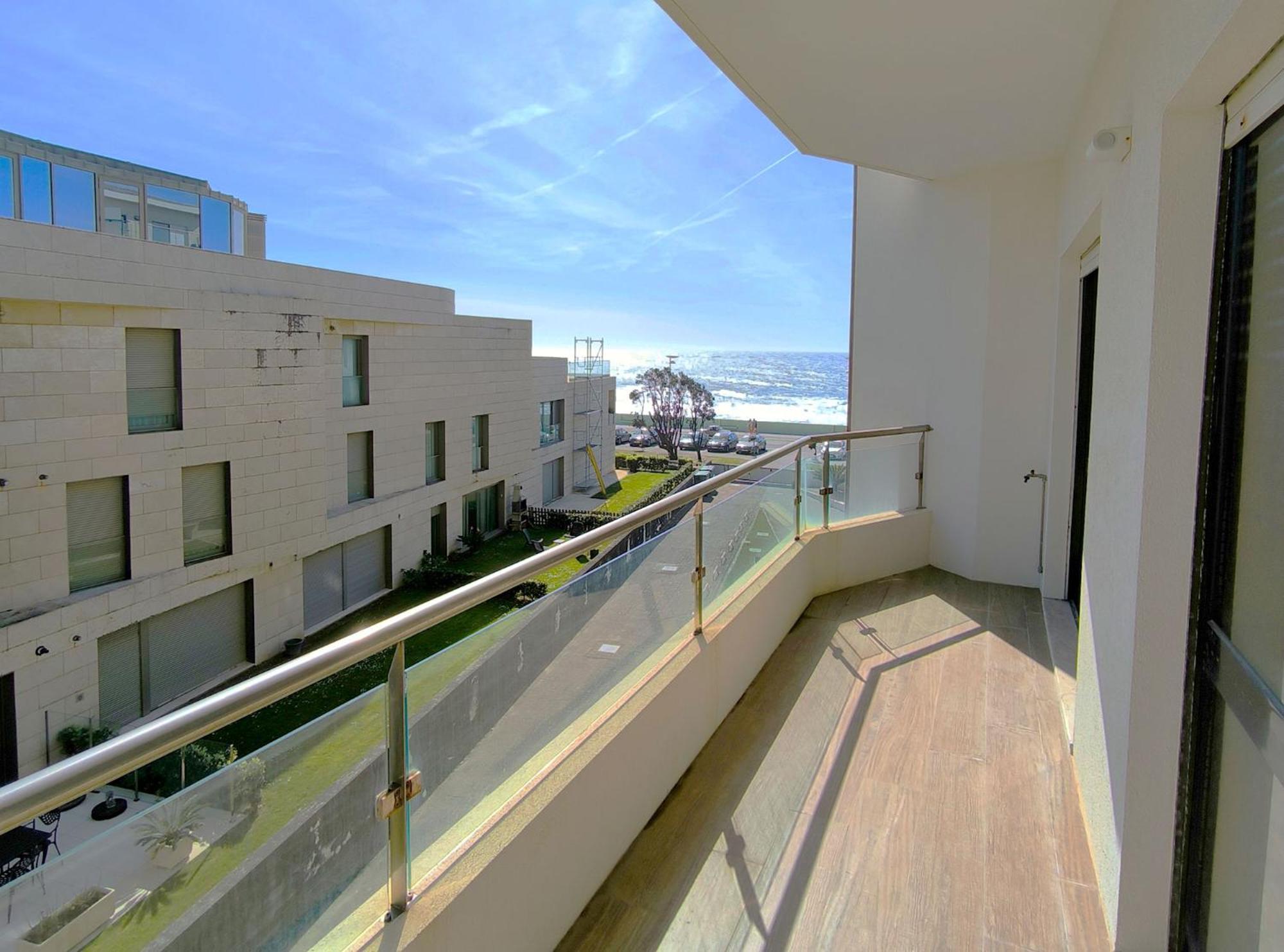 Praia De Vila Do Conde Com Vista A Mar Esterno foto